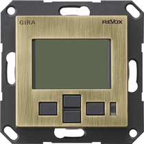Gira Информационный дисплей М217 Дисплей Revox 0539603, цвет: Бронзовый