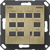 Gira 0538603 Панель управления М218, цвет: Бронзовый