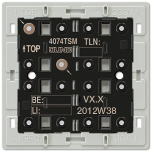 Jung 4074TSM KNX кнопочный модуль с интегрированным шинным сопряжением, "стандарт", 1-4 группы