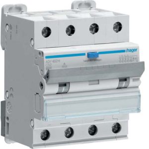 Дифф. автомат Hager / 32A / 30mA / AC-тип / C-хар / 4 пол / 6kA / ADP482H