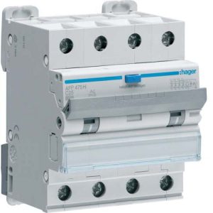 Дифф. автомат Hager / 25A / 300mA / AC-тип / C-хар / 4 пол / 6kA / AFP475H